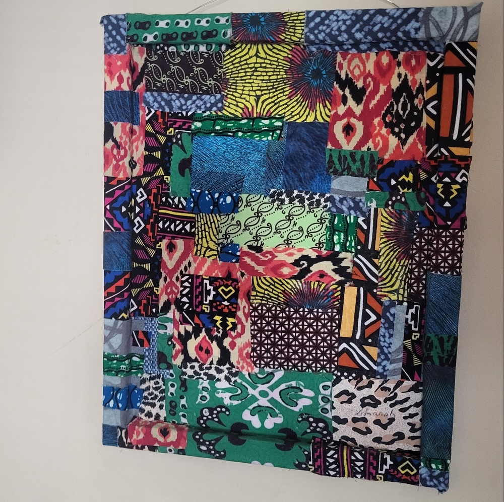 16x20 fabric art handmade